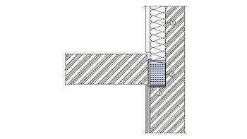 Neubau: Anschluss Stahlbeton-Podest an Massivholzwand
