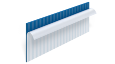 Schöck Tronsole® type L: élément d´isolation contre le bruit de choc pour le raccord pour le joint entre l'escalier et le mur
