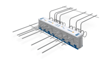 Schöck Isokorb® XT typu K-HV z łożyskiem oporowym HTE-Compact®: Element izolacji termicznej do balkonów wspornikowych z obniżeniem względem stropu
