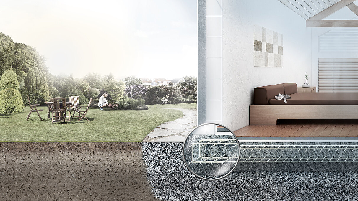 Glass fibre reinforcement Schöck Combar®: general building construction