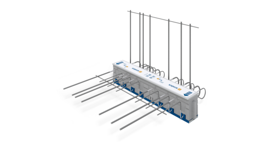 Schöck Isokorb® XT typu K-WO z łożyskiem oporowym HTE-Compact® - łączenie do ścian żelbetowych