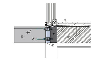 Neubau: Anschluss von Betonbalkon an Holzdecke