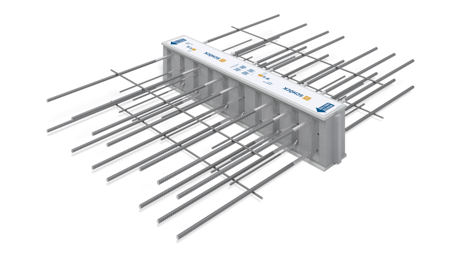 Schöck Isokorb® XT Typ D: Wärmedämmelement für durchlaufende Decken