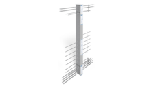 Schöck Isokorb® T type W : élément d'isolation thermique pour le raccordement de murs de refend à hauteur d'étage