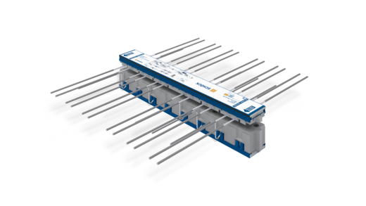 Schöck Isokorb® XT typu K-F z łożyskiem oporowym HTE-Compact®: Element izolacji termicznej do balkonów wspornikowych