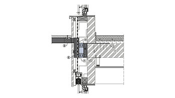 Neubau: Anschluss von Stahlvordach an Holzdecke