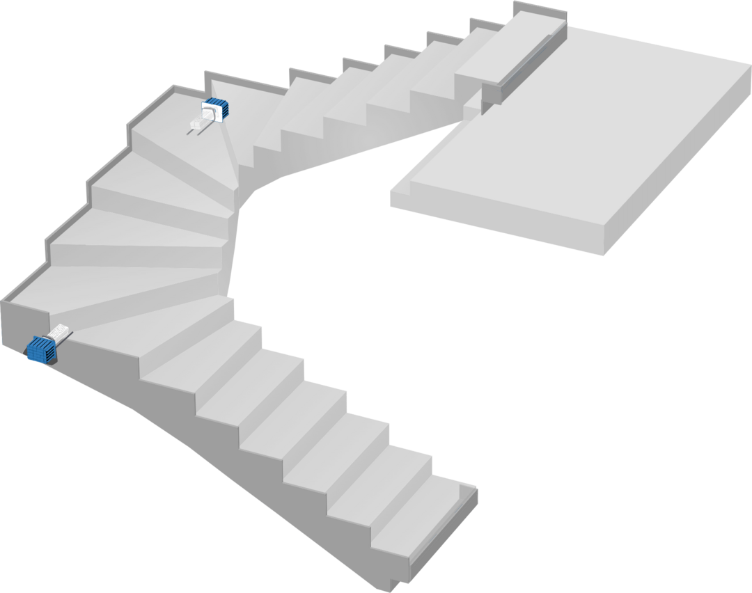 Gewendelter Treppenlauf