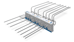 Schöck Isokorb® T typu K-HV z łożyskiem oporowym HTE-Compact®: Element izolacji termicznej do balkonów wspornikowych z obniżeniem względem stropu
