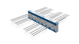 Schöck Isokorb® T typ K med HTE-Compact®-tryckelement – köldbyggsbrytare för fritt utkragade balkonger