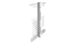 Schöck Isokorb® T typ W – köldbryggsbrytare för våningshöga väggelement