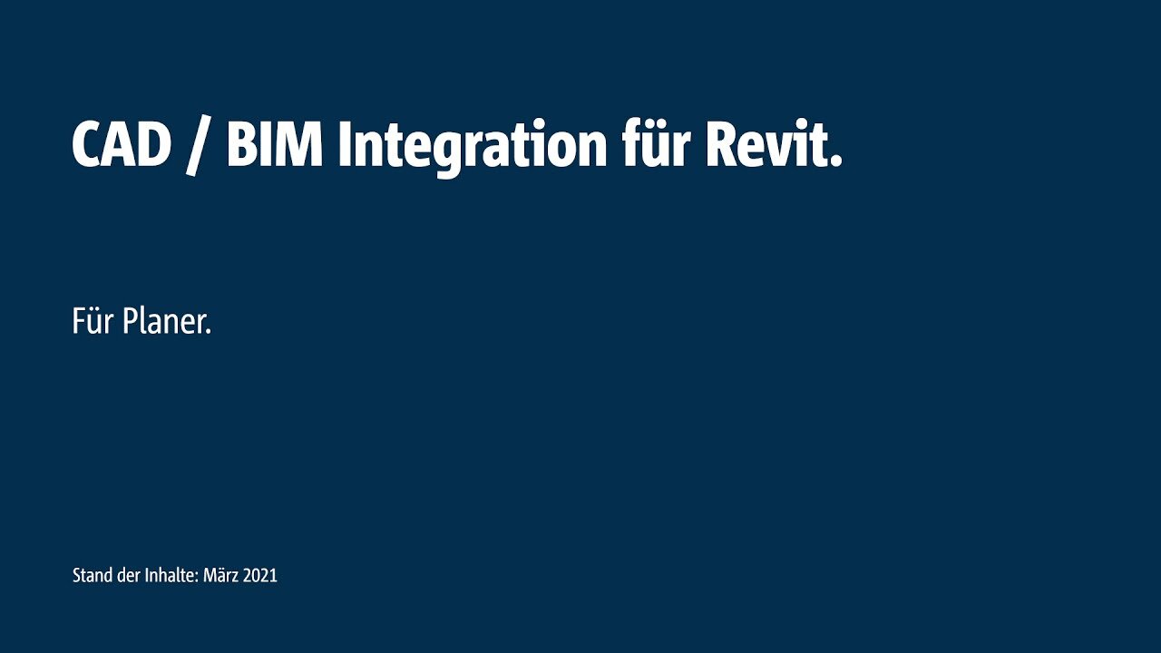 CAD / BIM Integration für Revit
