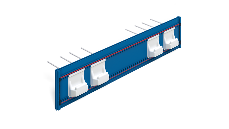Impact sound insulation element for connecting staircases to landings with a straight joint